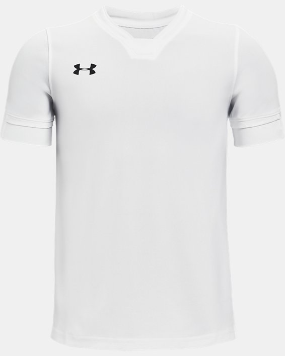 Boys' UA Squad Jersey, White, pdpMainDesktop image number 0